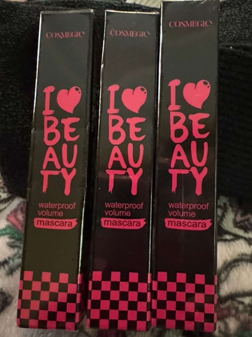 I Love Beauty Waterproof Volume Mascara - Pink Packaging